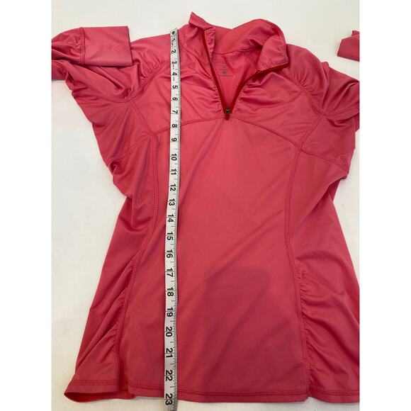 Athleta Pink Intrepid Sun Shield Pullover Long Sleeve Activewear Top Knit Sz XS - Picture 12 of 13